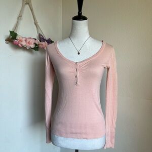 Old Navy m Pink Long Sleeve Top size small